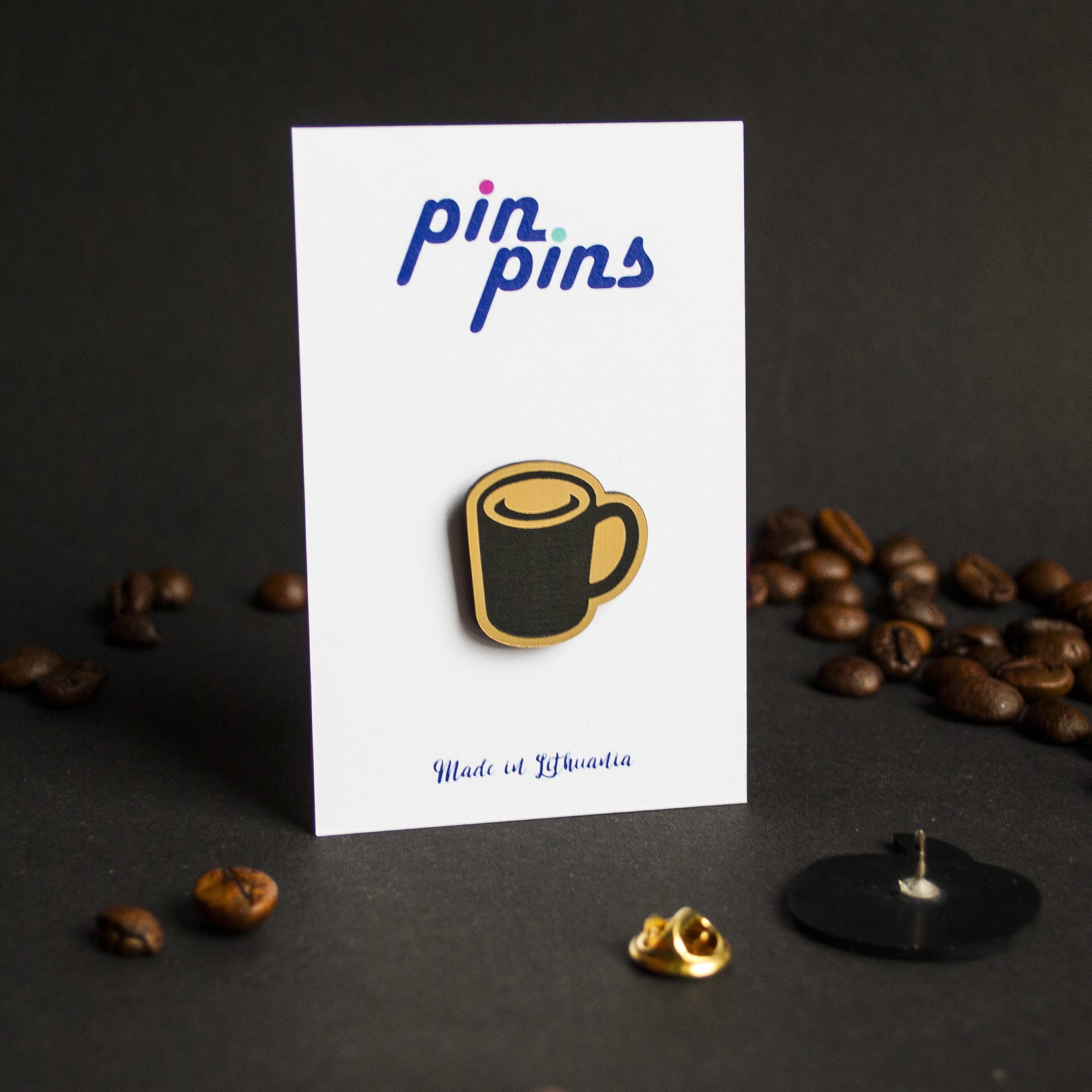 Cup of coffee įsegamas Pin ženkliukas sagė drabužio aksesuaras