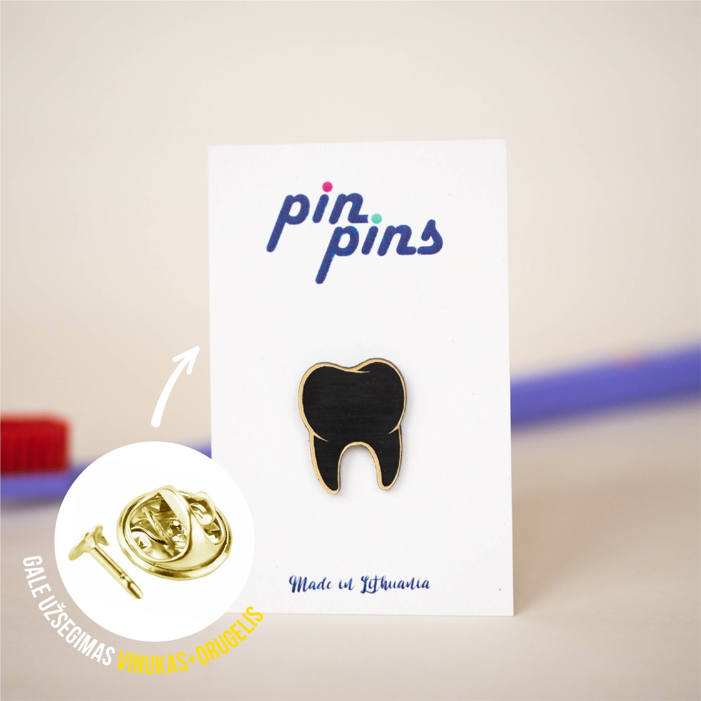 Dantisto Dentist įsegamas Pin ženkliukas sagė drabužio aksesuaras