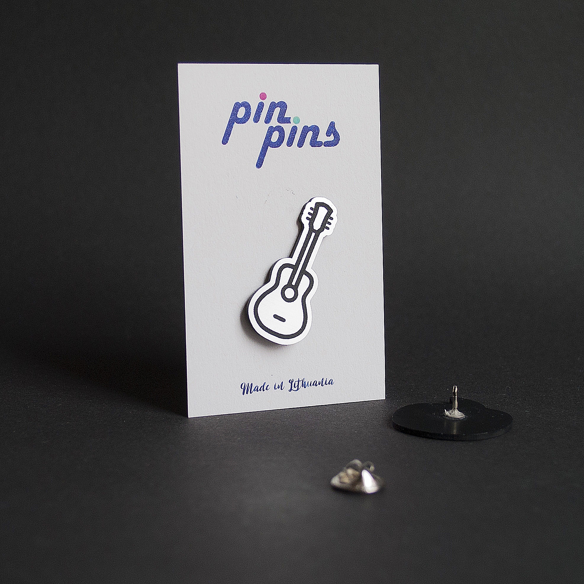 Gitara įsegamas Pin ženkliukas sagė drabužio aksesuaras