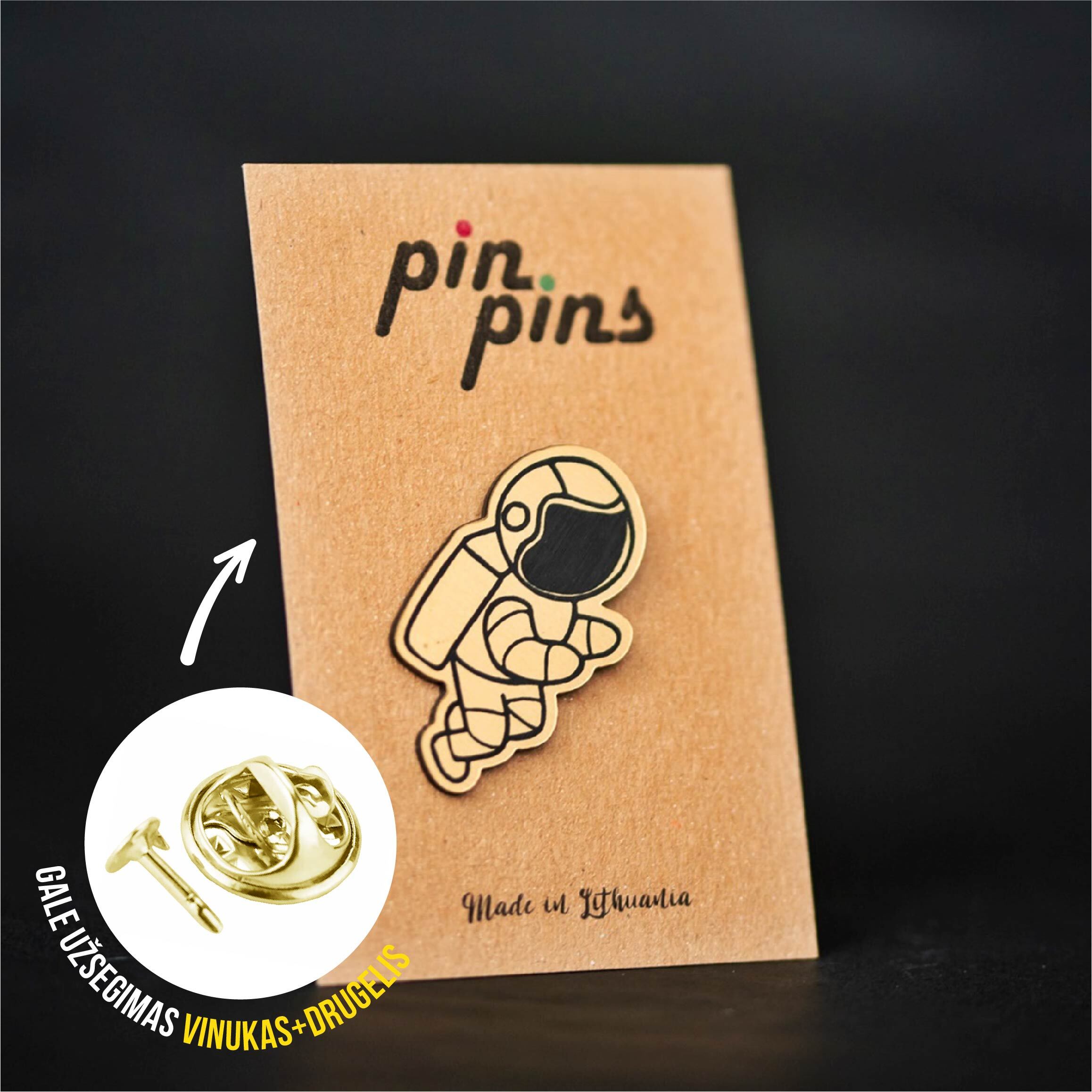 Kosmonautas, Kosmosas Cosmos įsegamas Pin Ženkliukas sagė drabužio aksesuaras