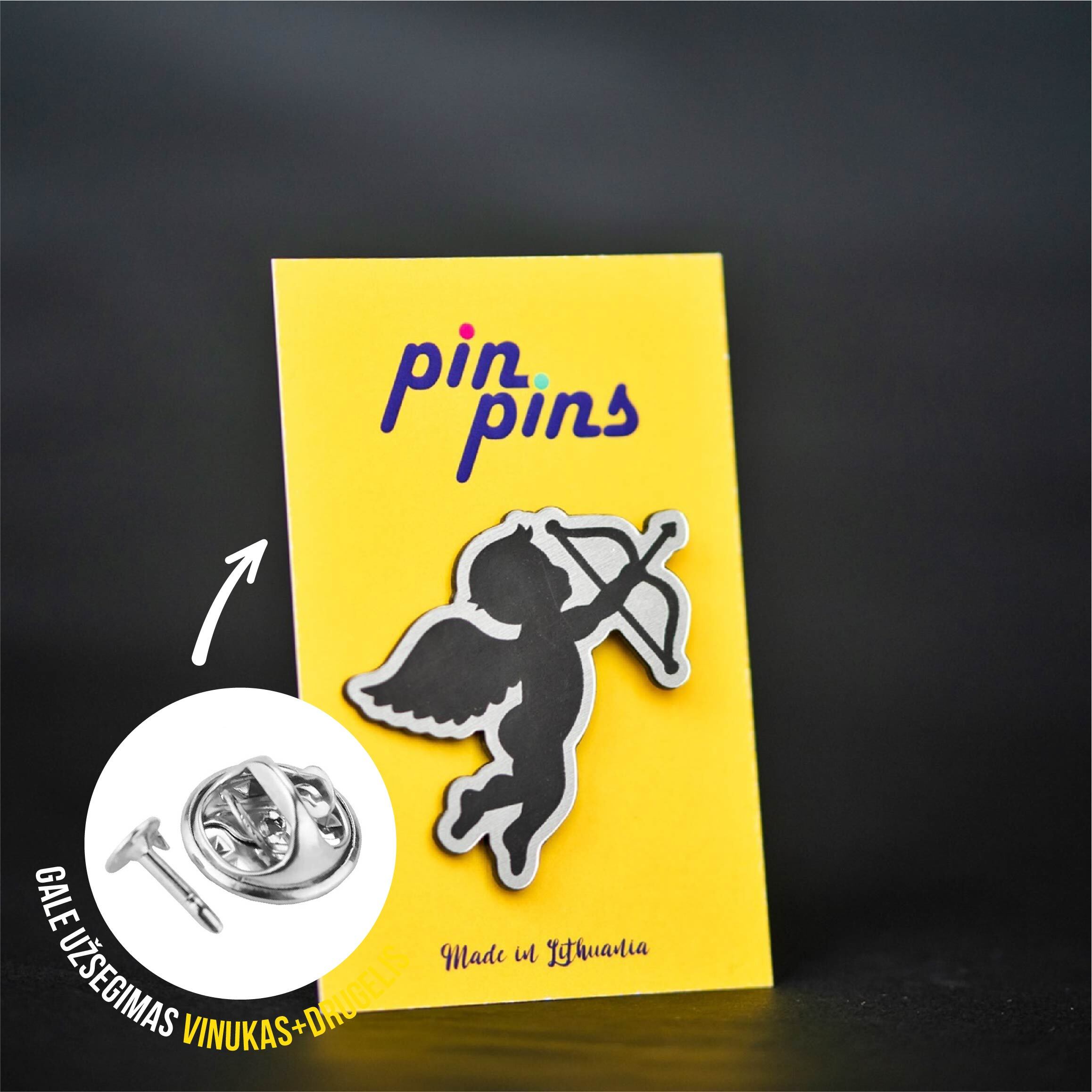 Kupidonas įsegamas Pin Ženkliukas sagė drabužio aksesuaras