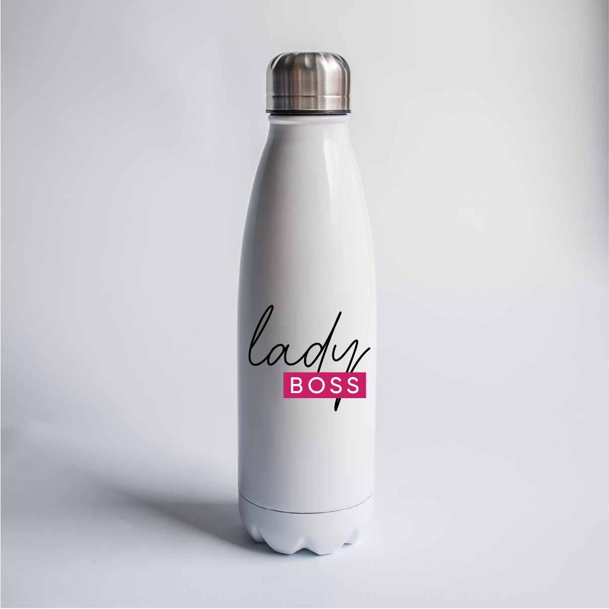 Lady Boss. Metalinis termosas/gertuvė (baltas) 700ml