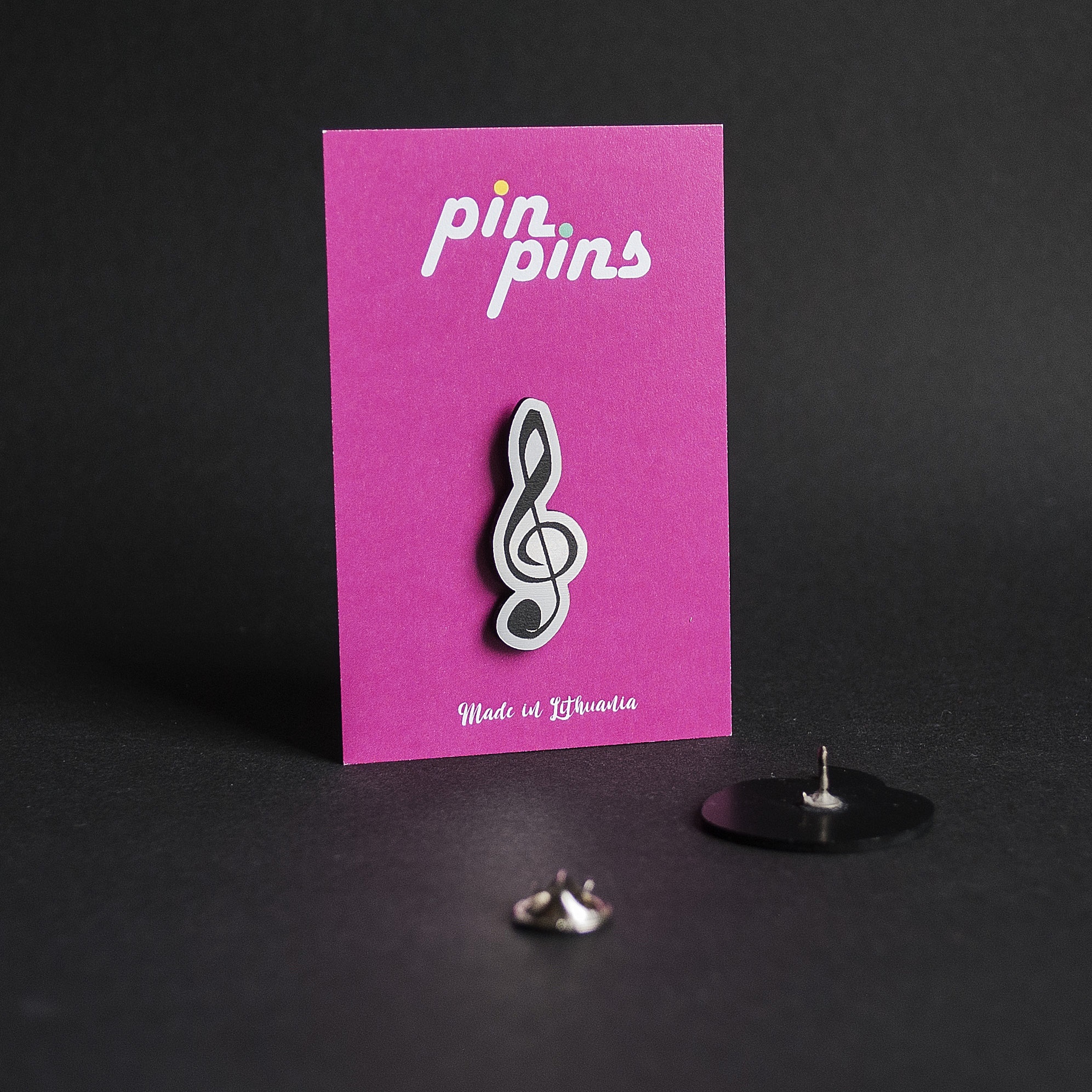 Muzikos raktas įsegamas Pin ženkliukas sagė drabužio aksesuaras