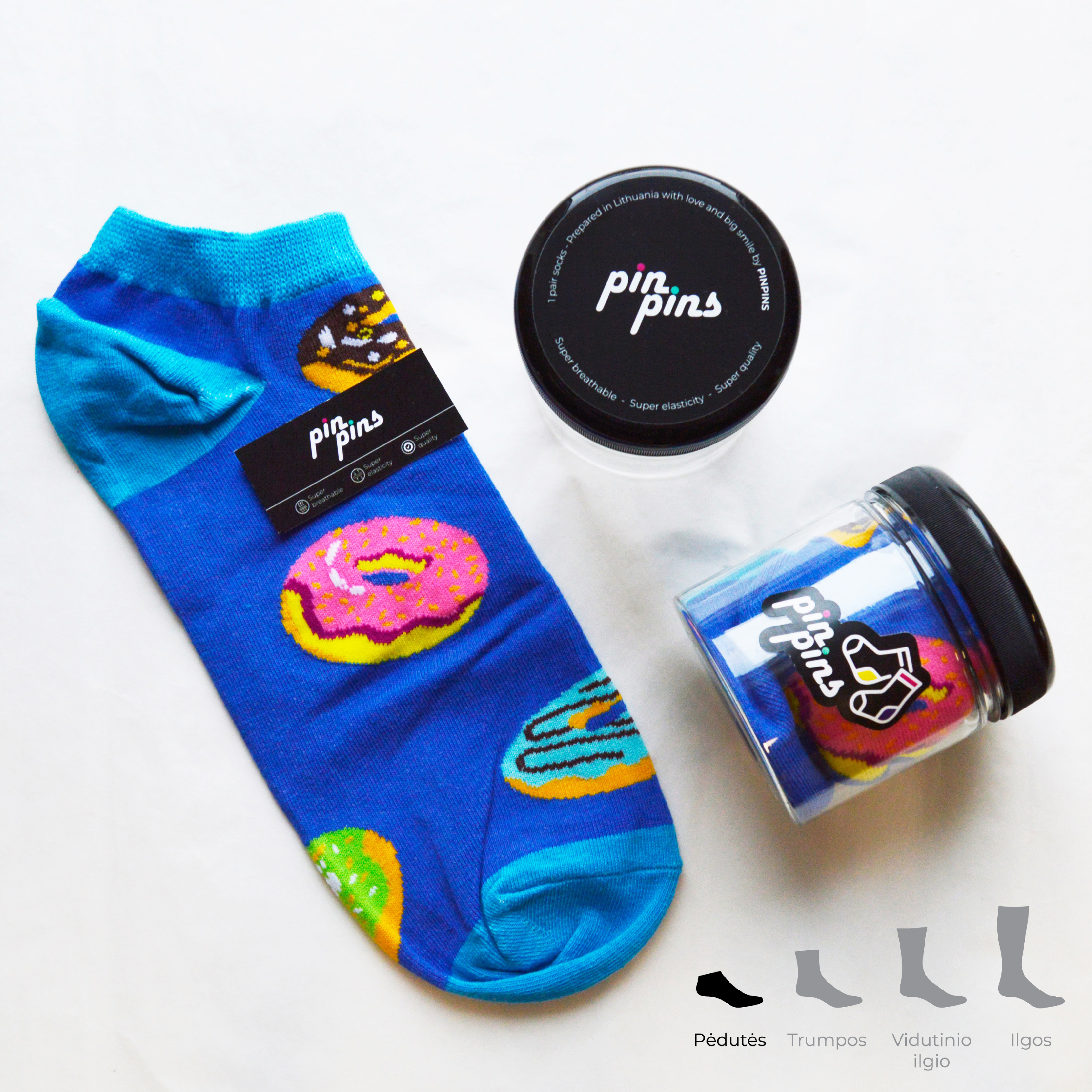 Spurgos Doughnut - Vyr. kojinės, mėlyna