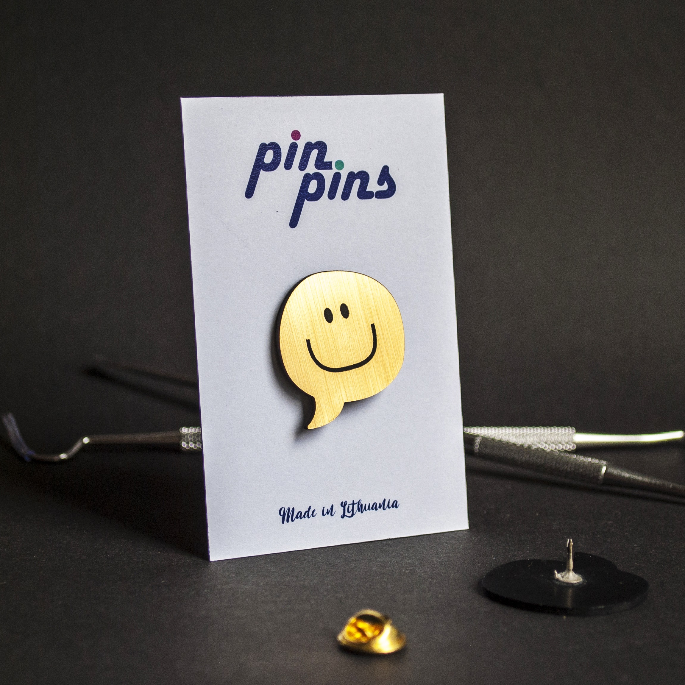 Šypsena Įsegamas Pin ženkliukas sagė drabužio aksesuaras