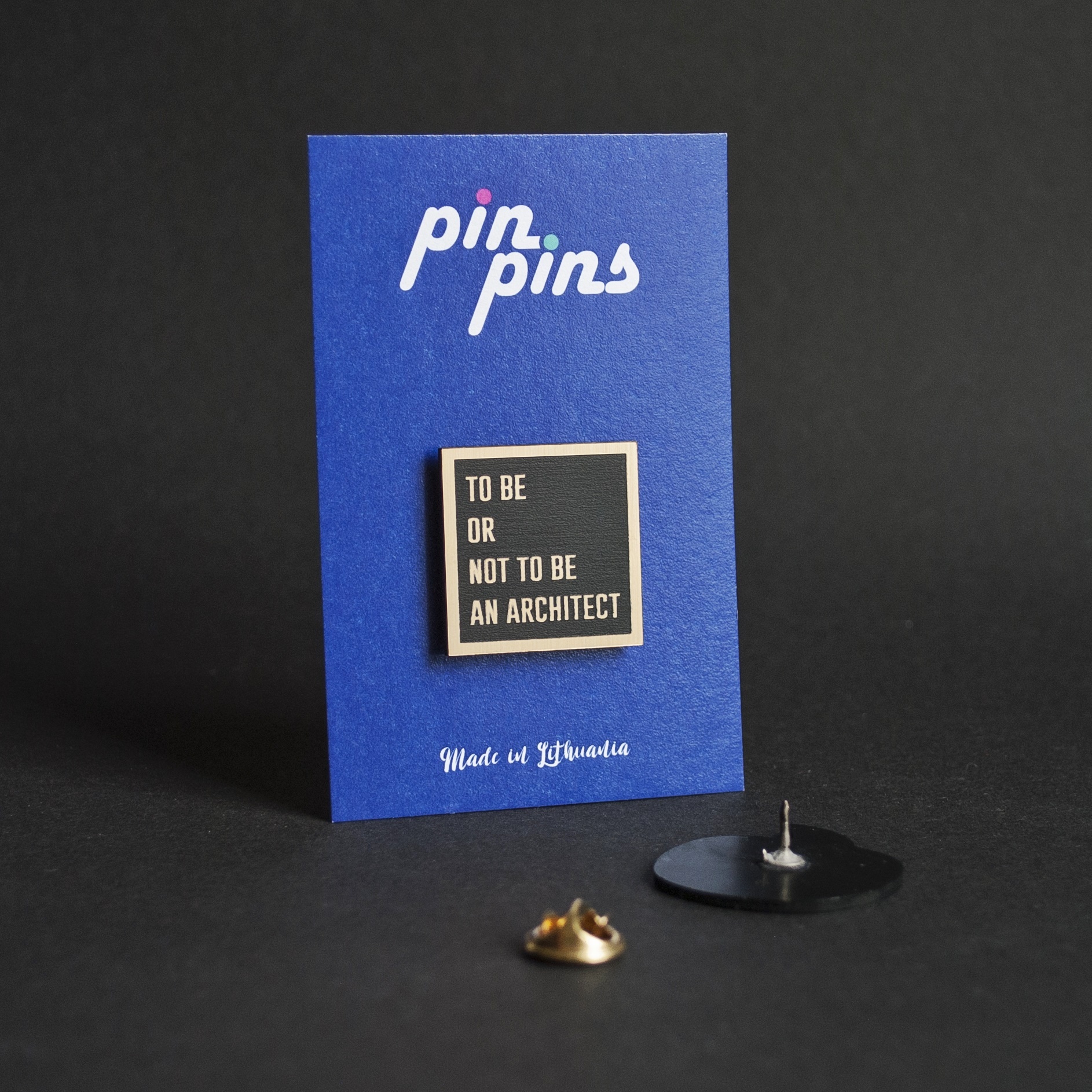 To be or not to be an architect įsegamas Pin ženkliukas sagė