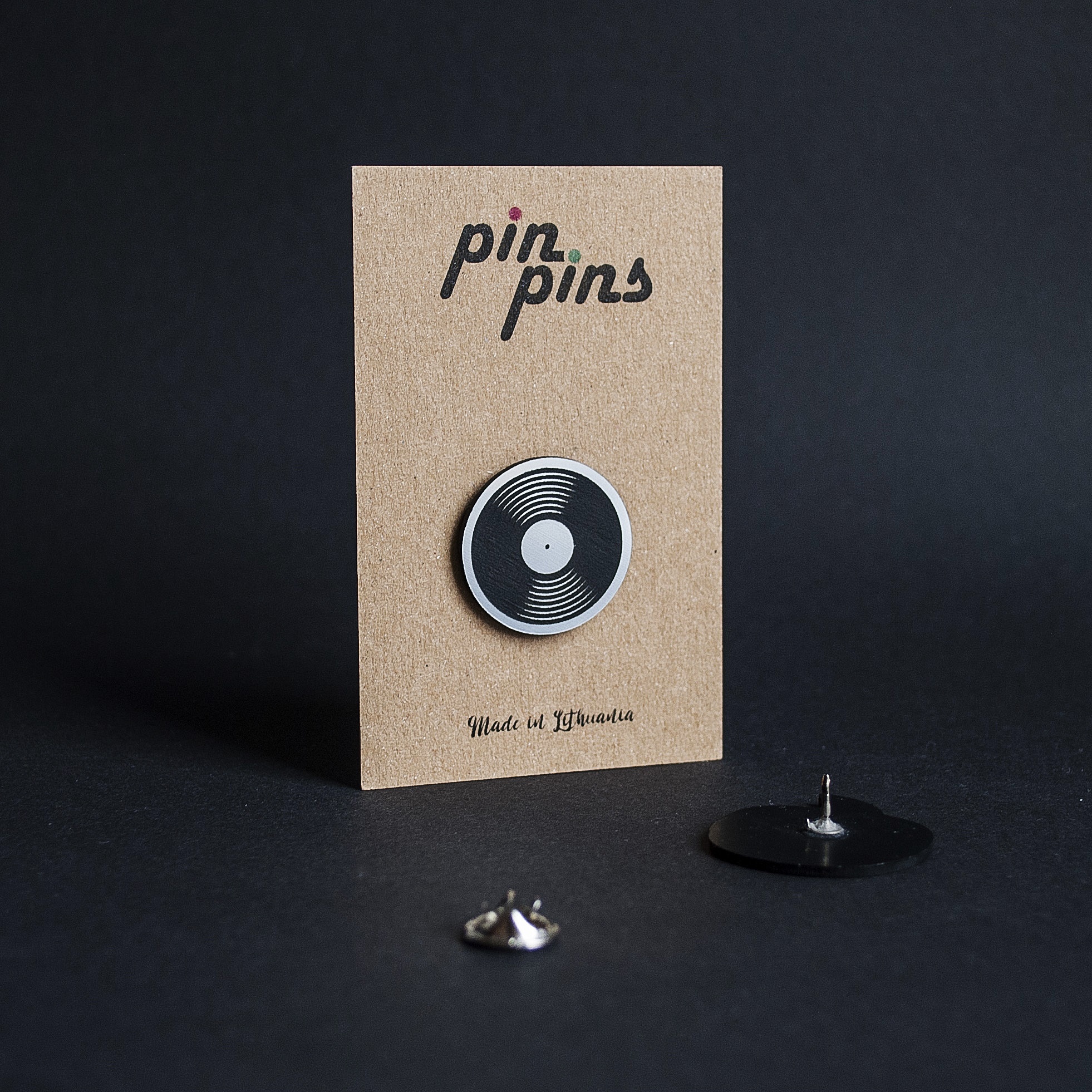 Vinilo plokštelė įsegamas Pin ženkliukas sagė drabužio aksesuaras