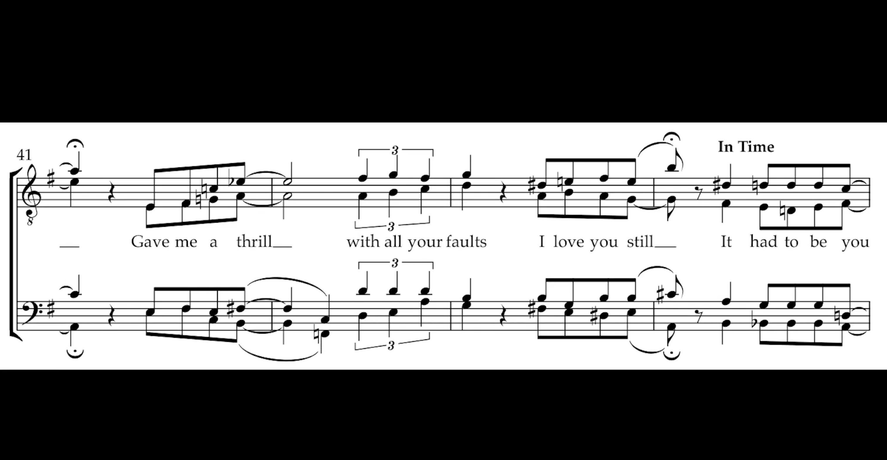 It Had To Be You (TTBB Barbershop)