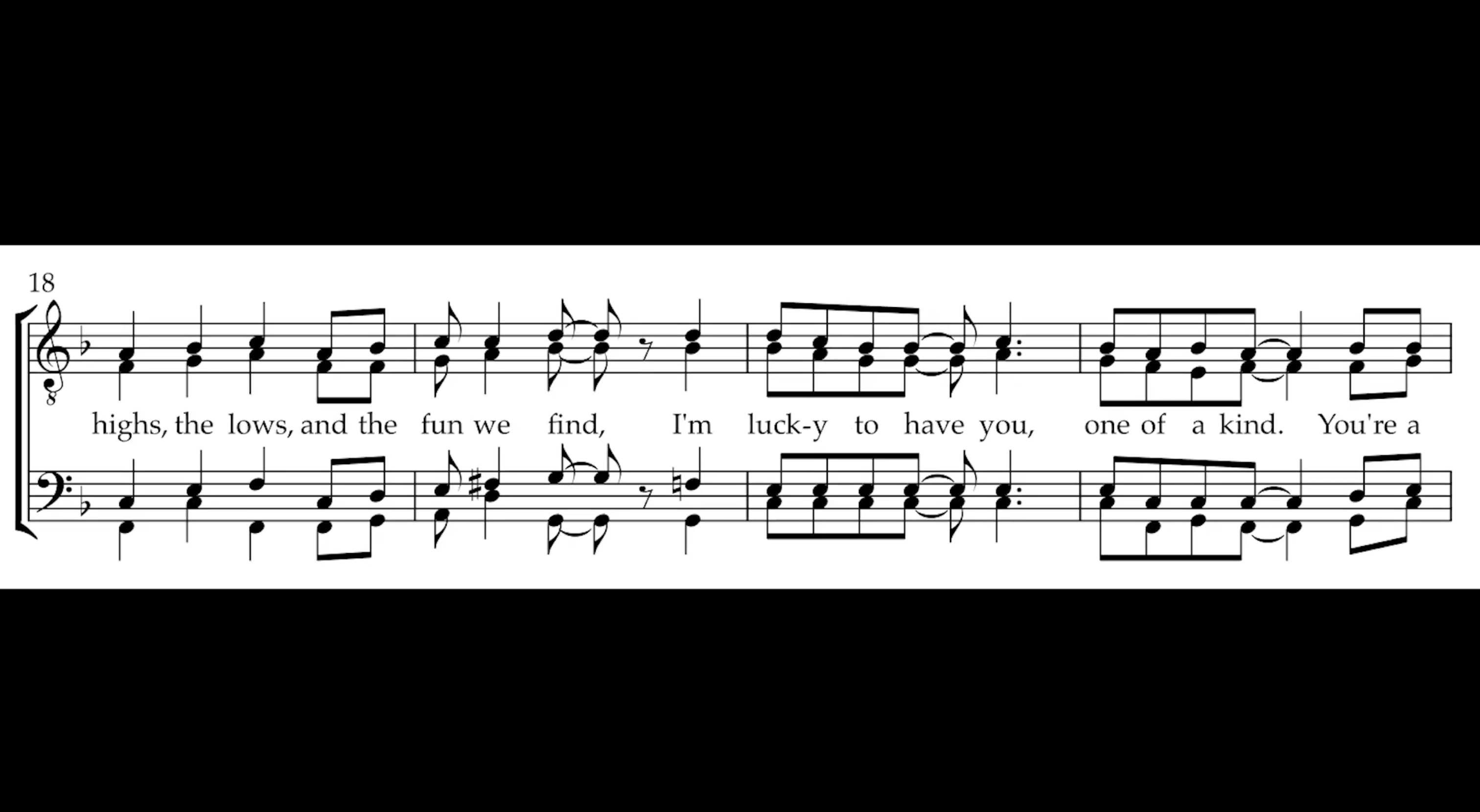 You're a Friend Indeed (TTBB Barbershop)