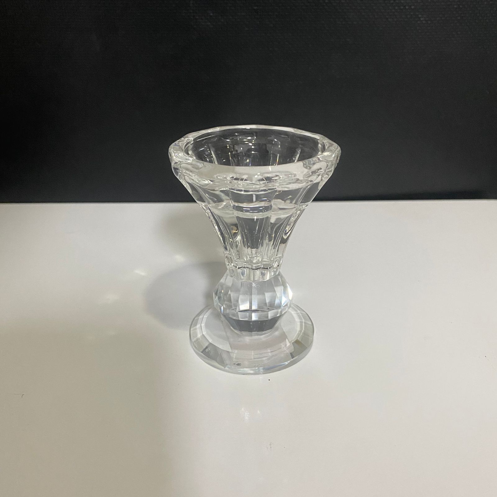 Castiçal de Cristal P
