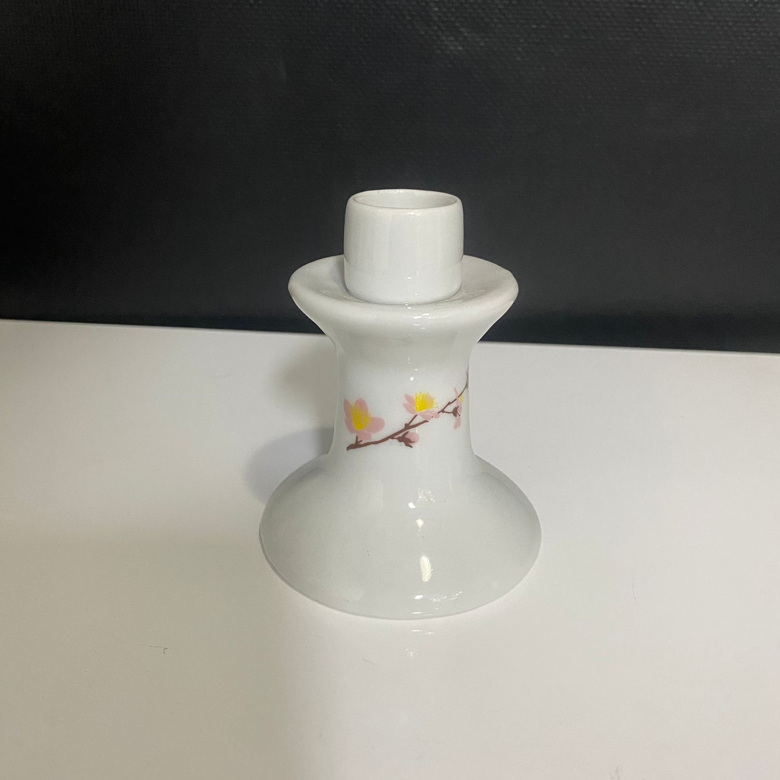 Castiçal de Porcelana Médio - Sakura