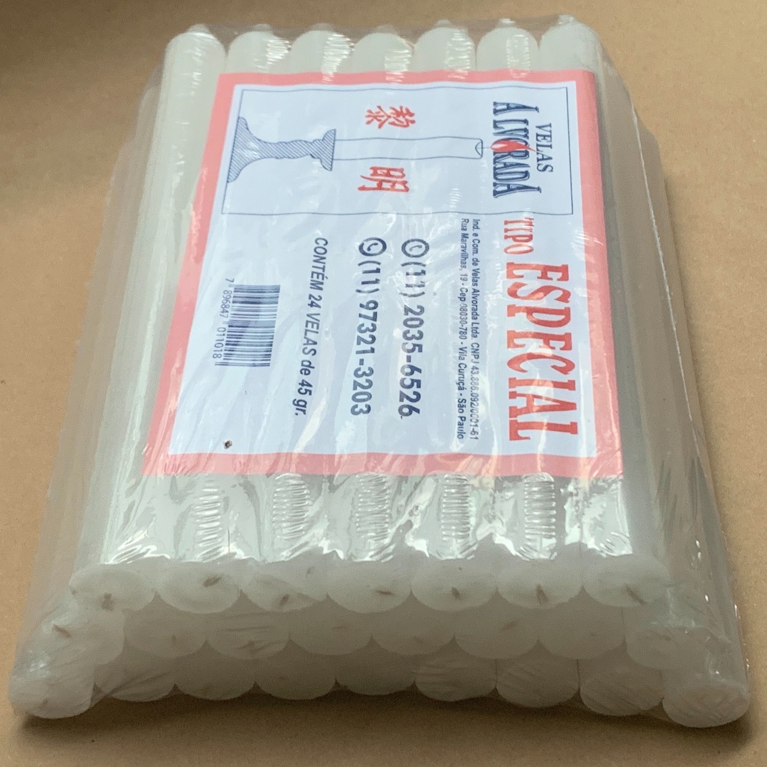 Vela 1kg - 24 unidades