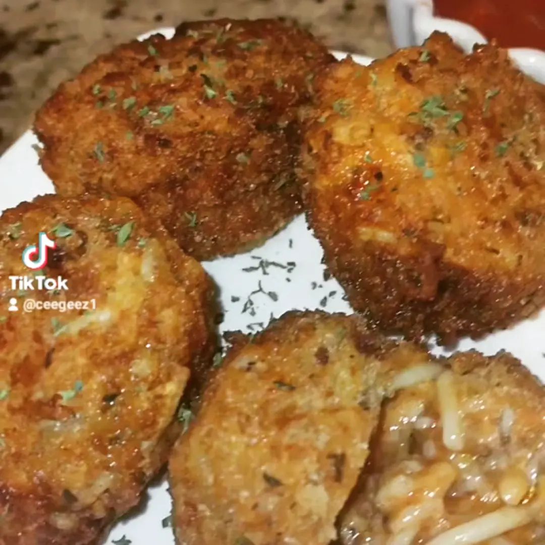 Fried Spaghetti Balls