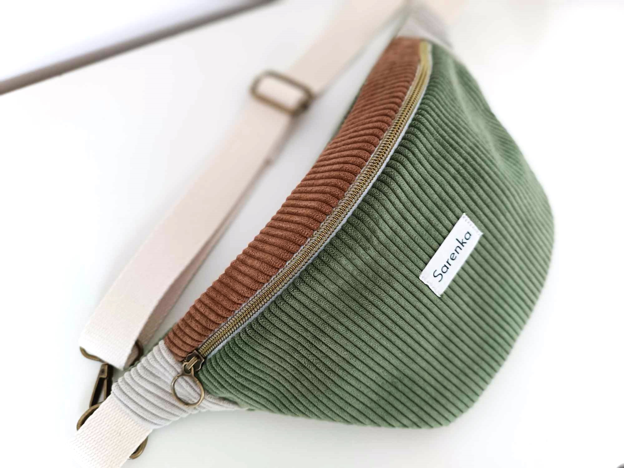 Sac Banane - Trio de couleurs - Kaki