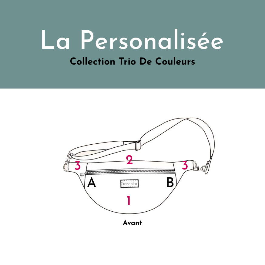 Sac Banane - La Trio personalisée