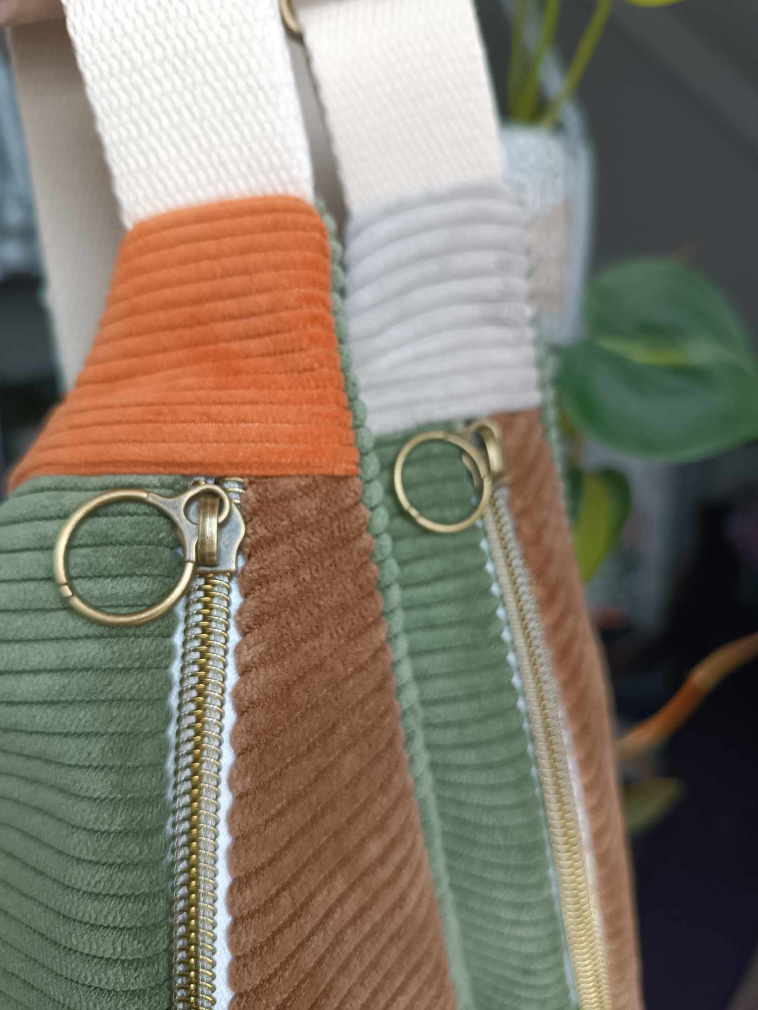 Sac Banane - Trio de couleurs - Kaki