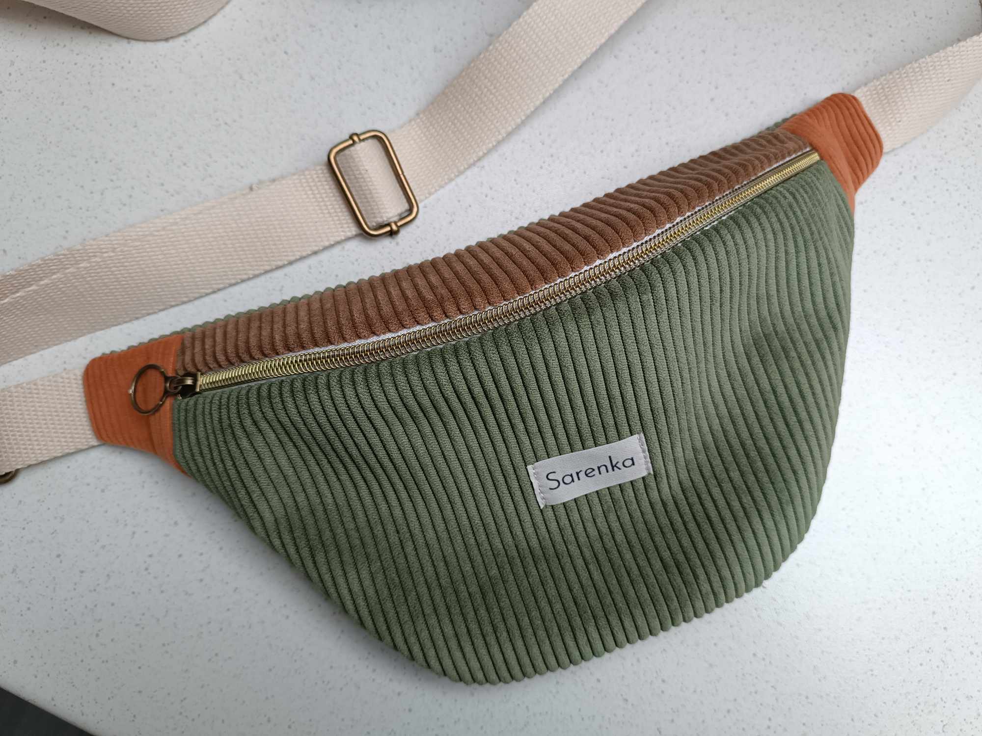 Sac Banane - Trio de couleurs - Kaki