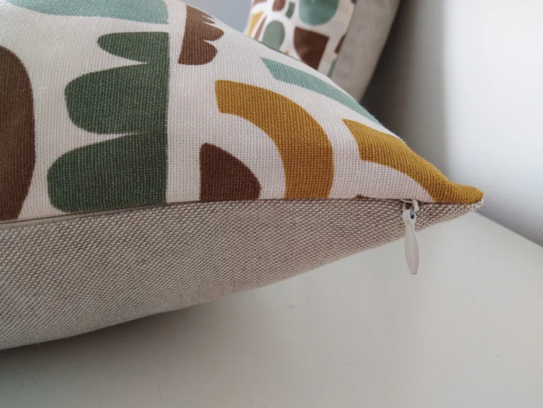Housse de coussin - POP ART blanc