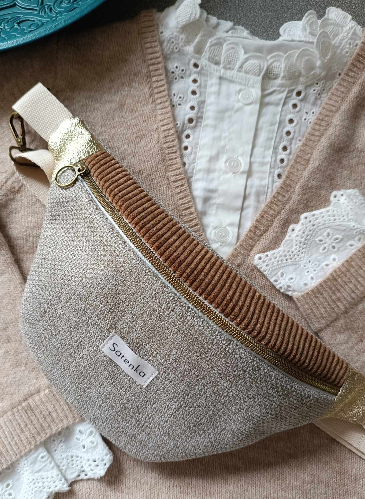 Sac Banane - Avoine - Doré