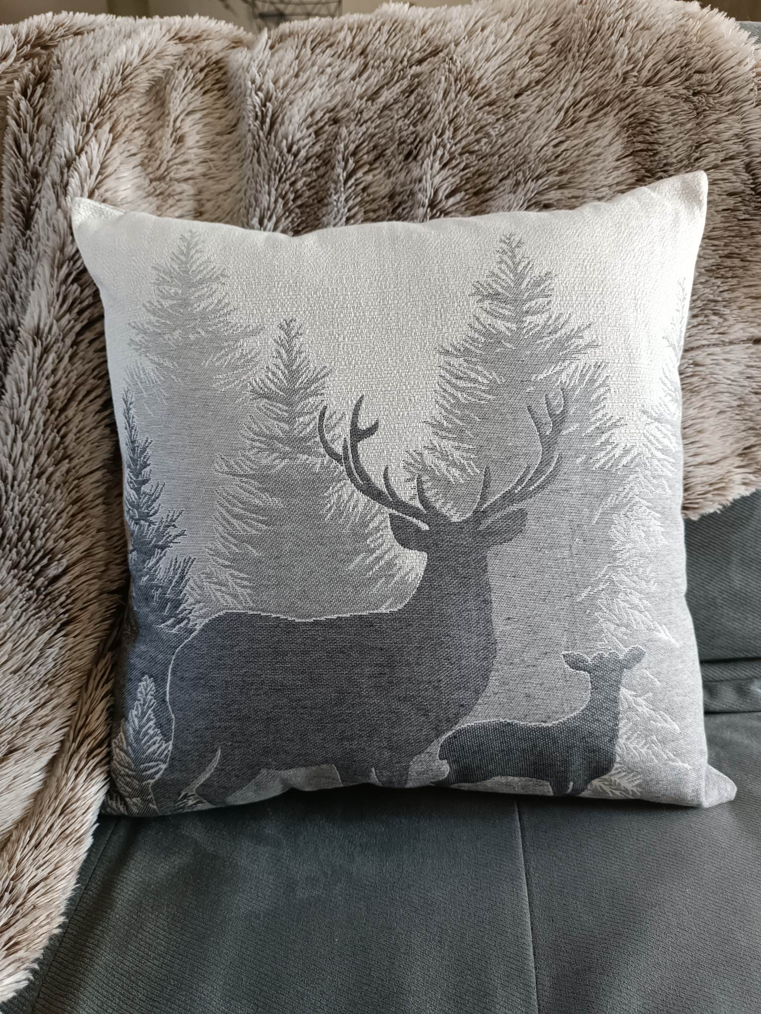 Housse de coussin - Cerf