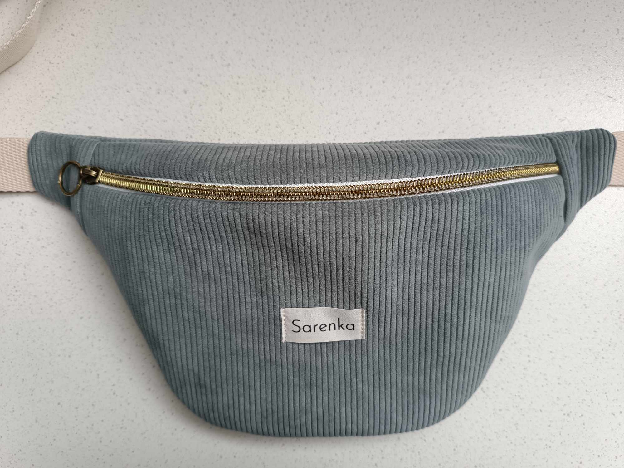 Sac Banane - Velours - Les unies - Souris