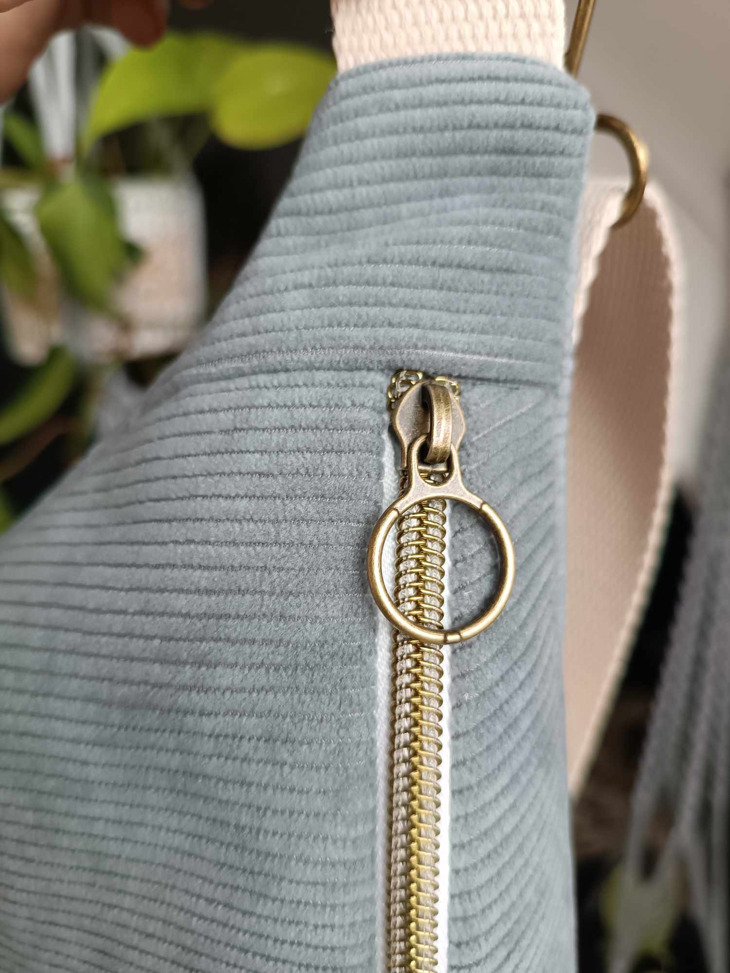 Sac Banane - Velours - Les unies - Souris
