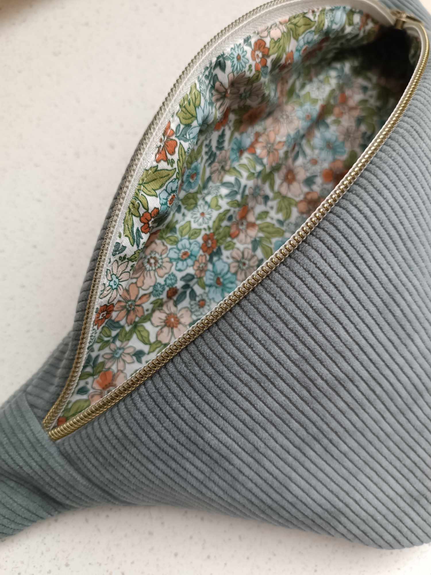 Sac Banane - Velours - Les unies - Souris
