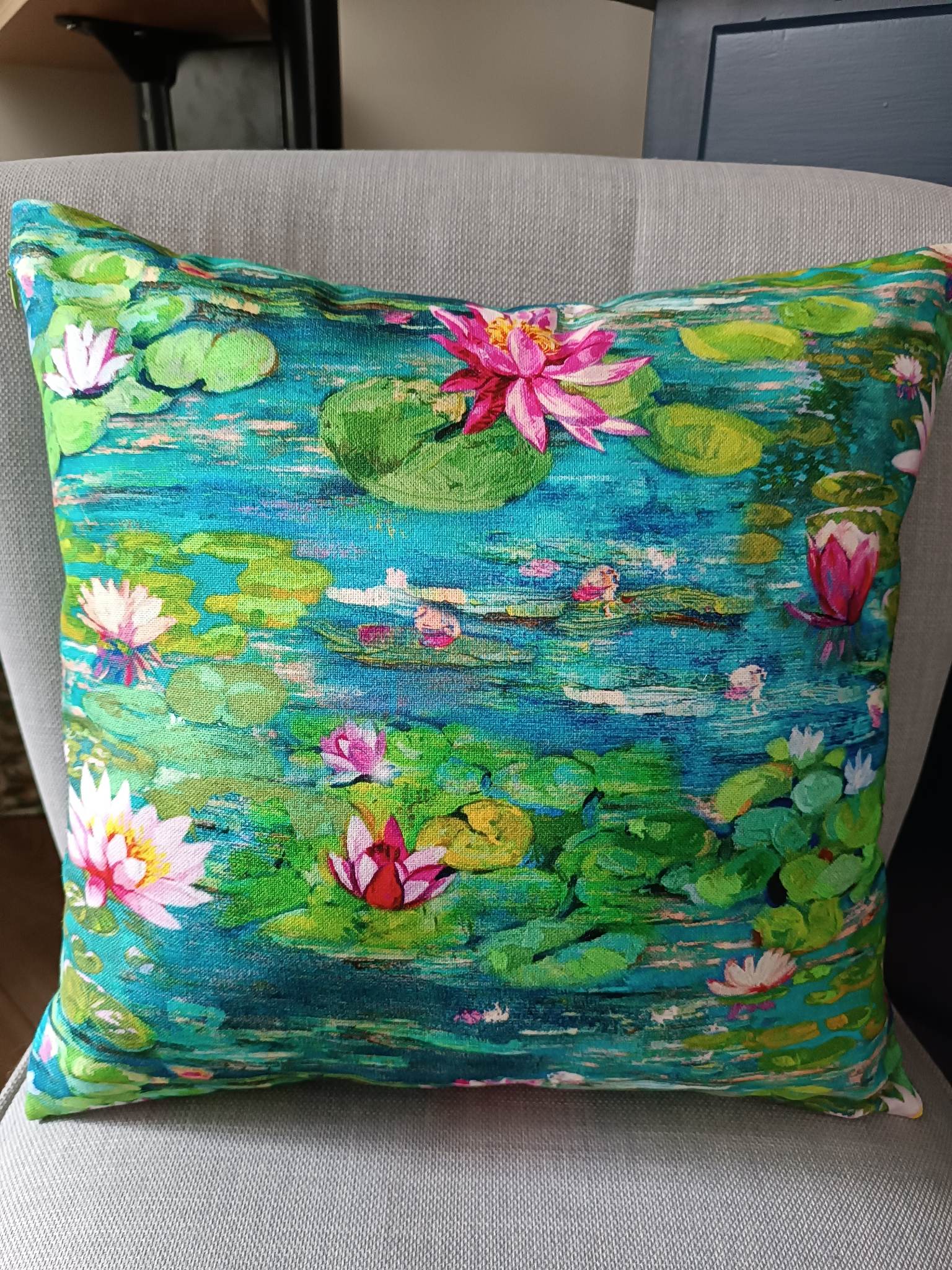 Housse de coussin - Les Nymphéas