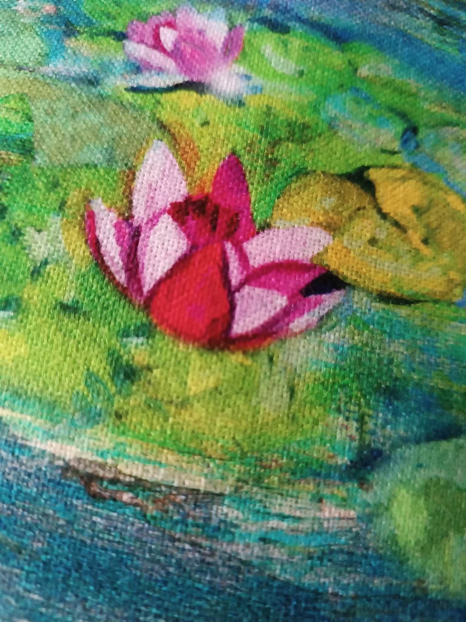 Housse de coussin - Les Nymphéas