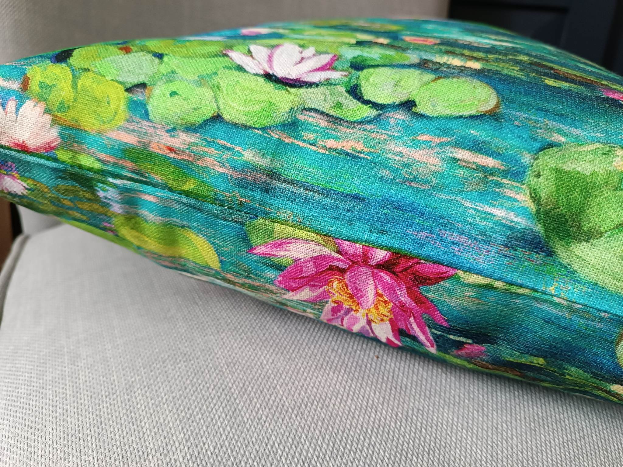 Housse de coussin - Les Nymphéas