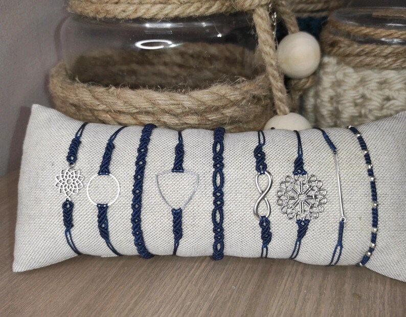 Présentoir - Coton effet lin