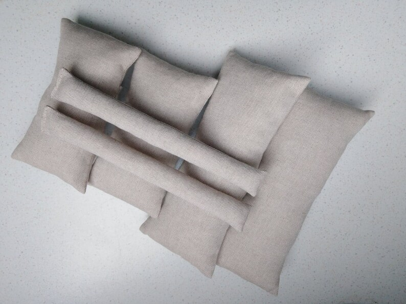 Présentoir - Coton effet lin