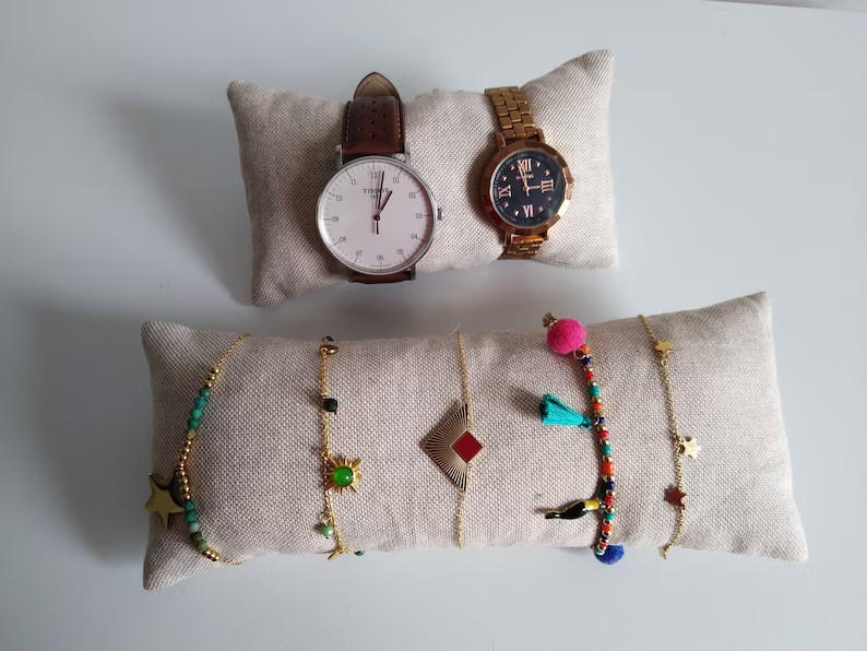 Présentoir - Coton effet lin