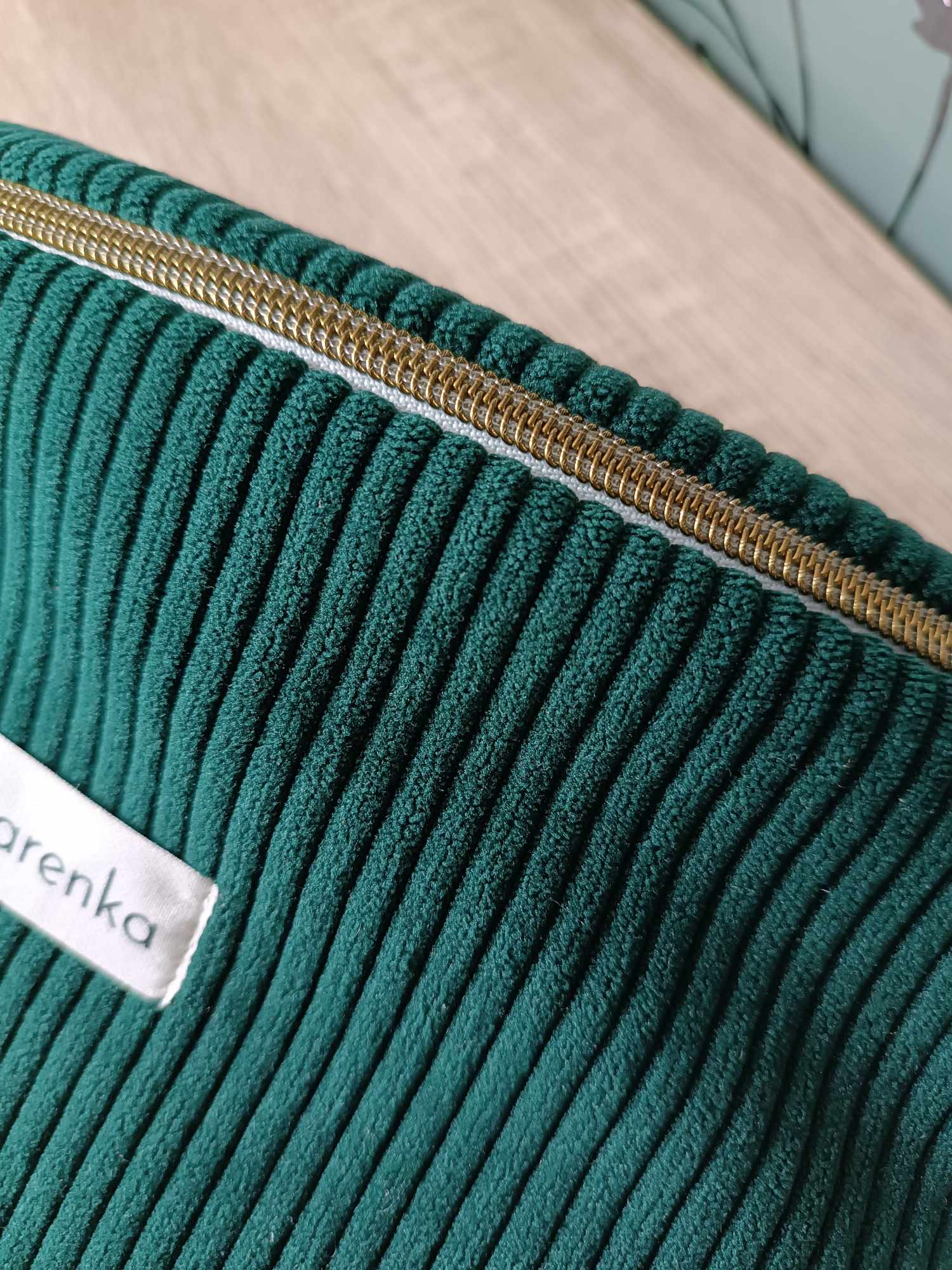 Sac Banane - Velours - Les unies - Vert Sapin