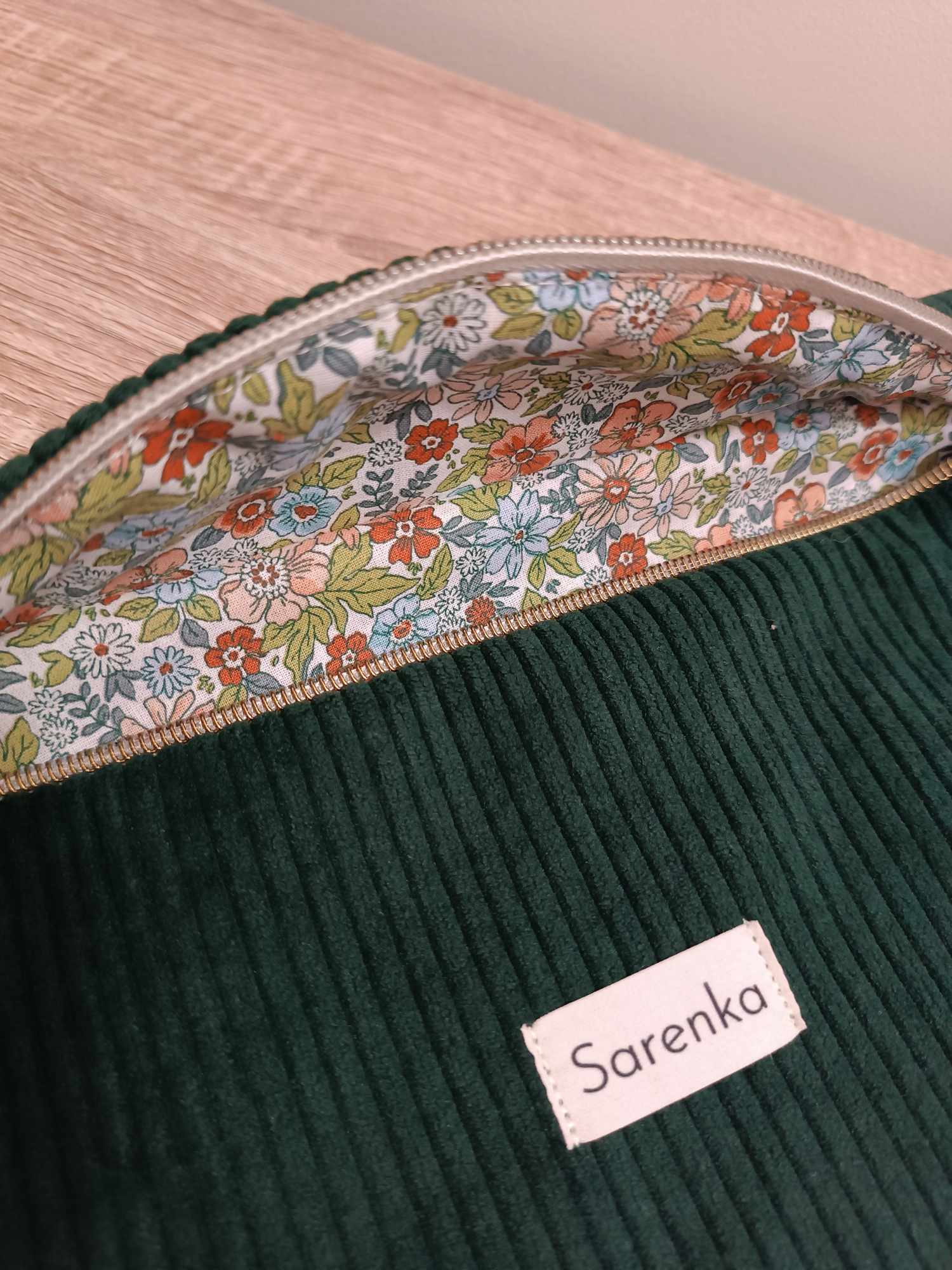 Sac Banane - Velours - Les unies - Vert Sapin