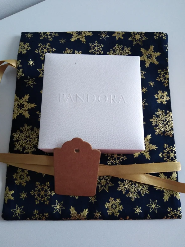 Sac cadeau Noël  - Flocons