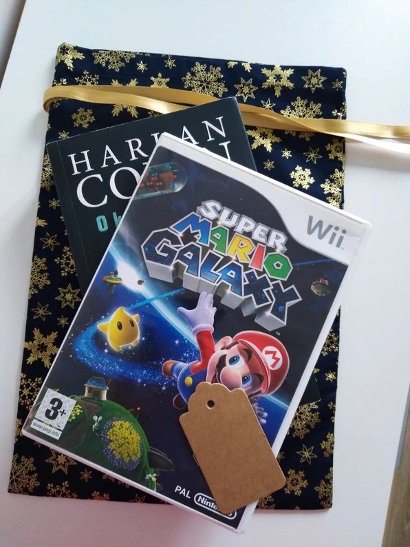 Sac cadeau Noël  - Flocons