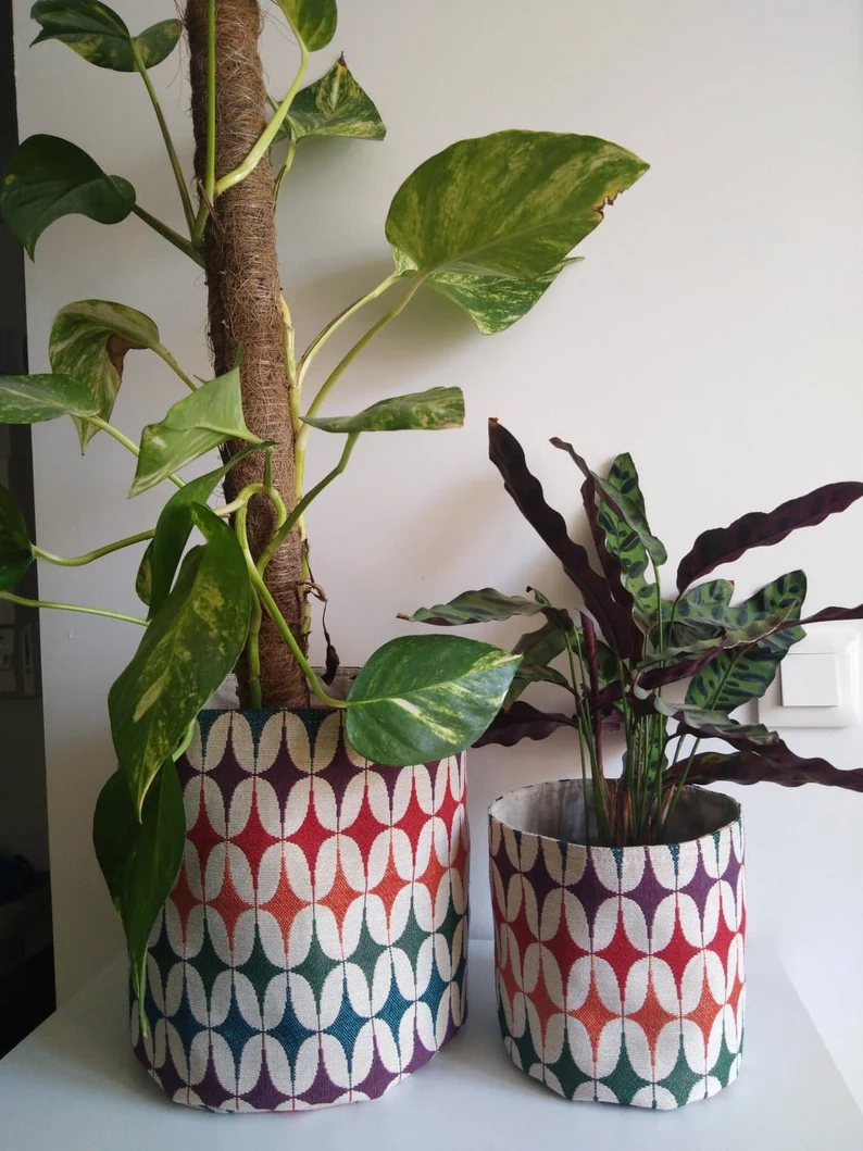 Cache-pot - retour en 70