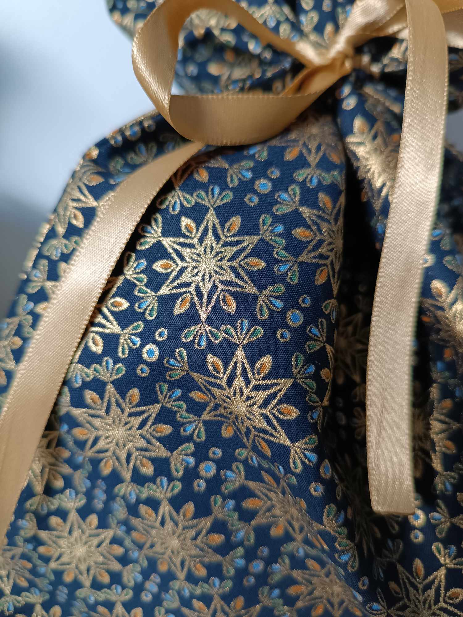 Sac cadeau Noël - Etoile des neiges