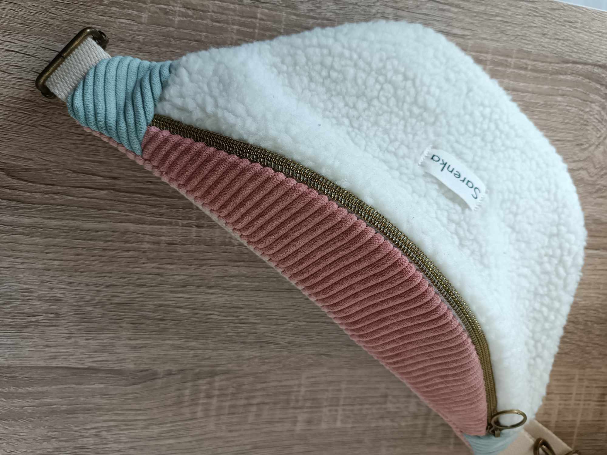 Sac Banane - Trio de couleurs - Moumoute mélange rose