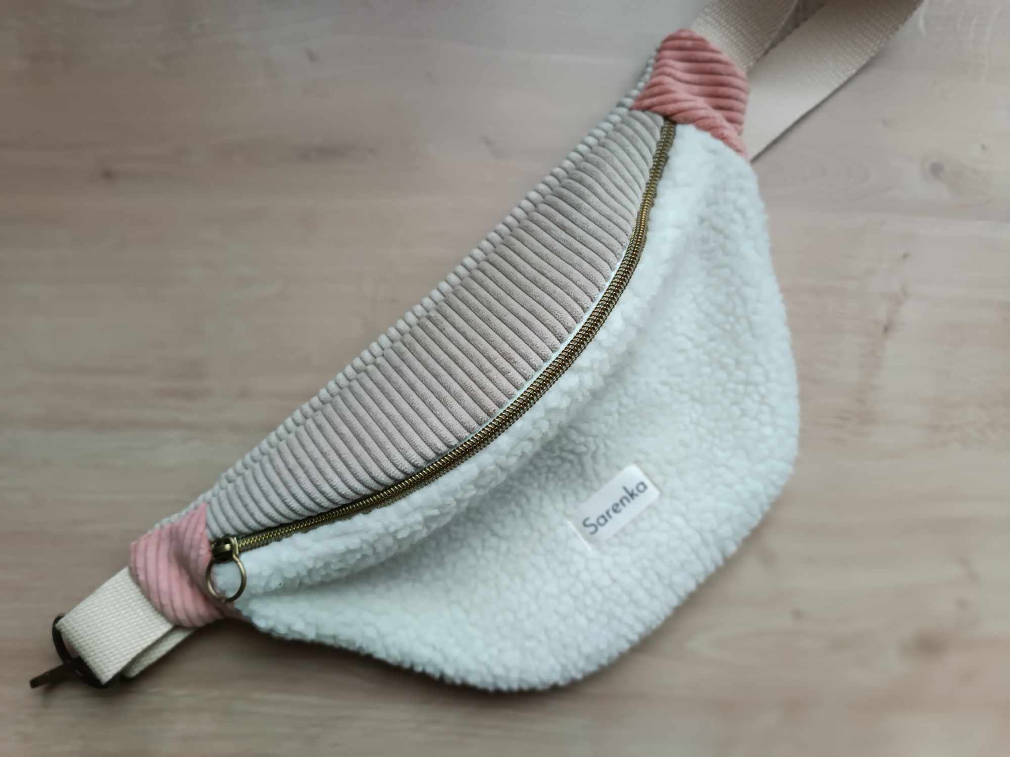 Sac Banane - Trio de couleurs - Moumoute et rose