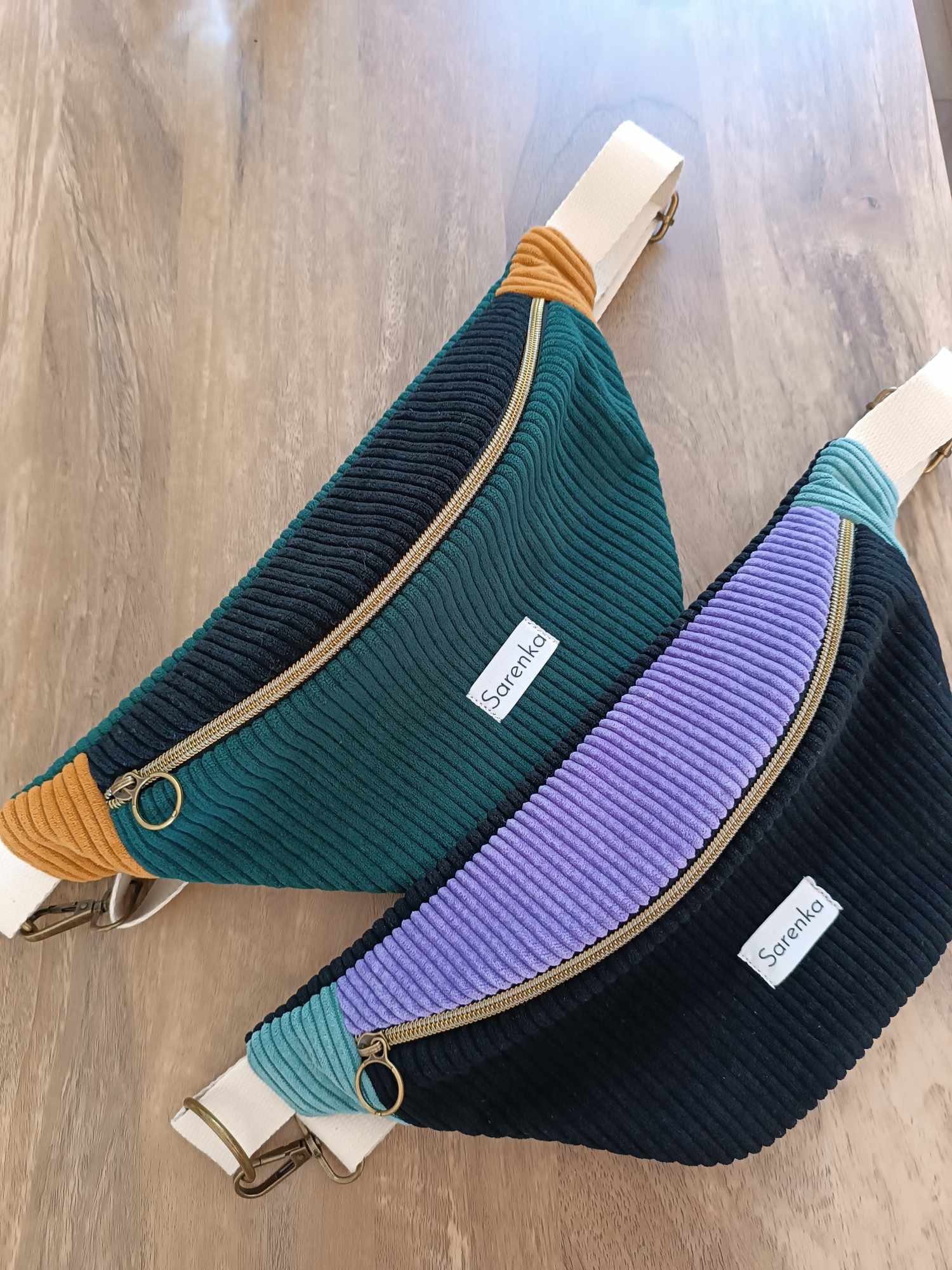 Sac Banane - Velours - La trio Star 80