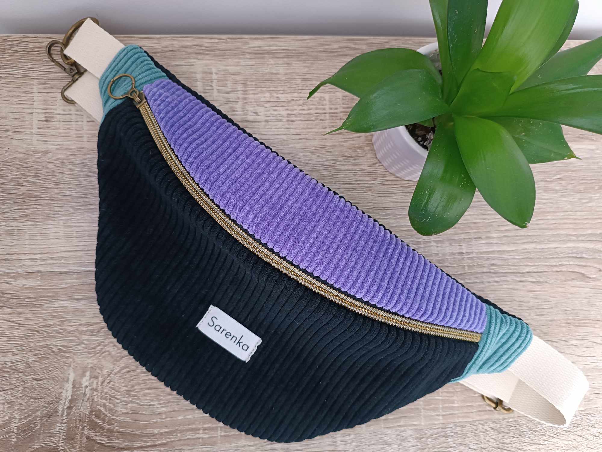 Sac Banane - Velours - La trio Star 80