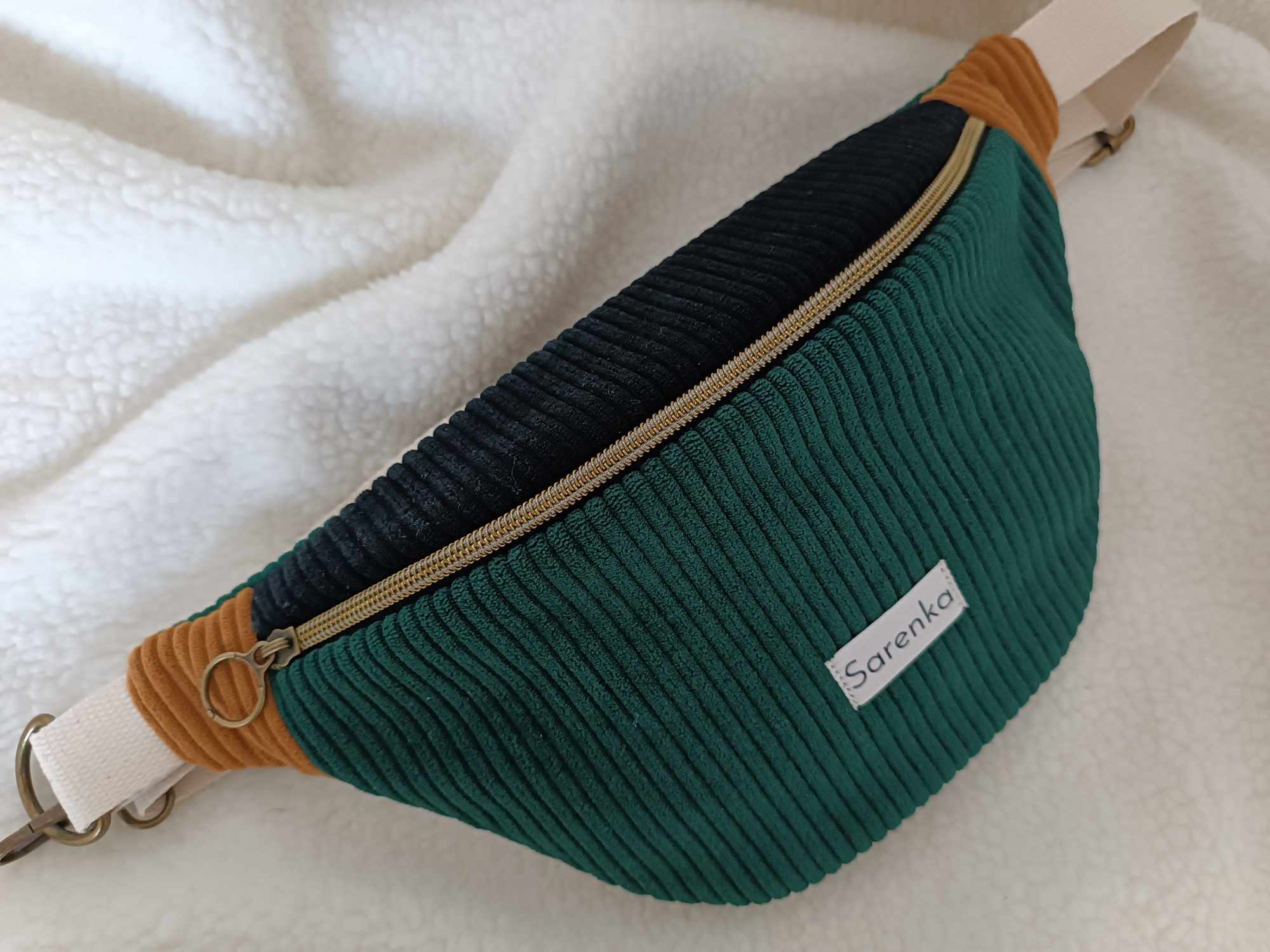 Sac Banane - Velours - La trio Star 80