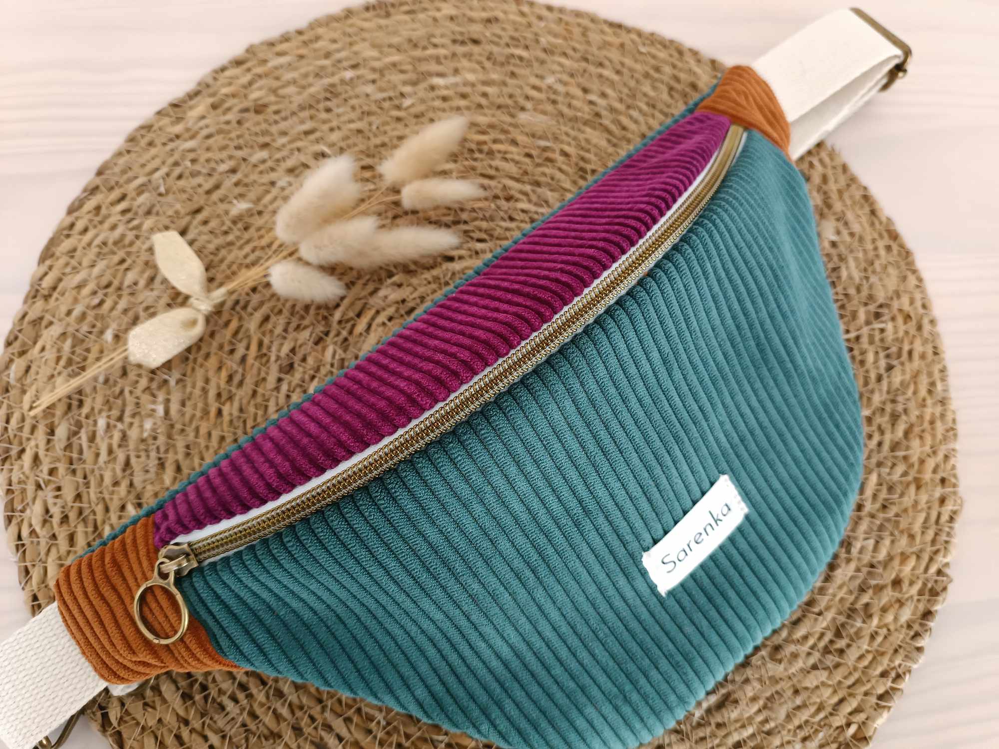 Sac Banane - Velours - Trio Cardamome 