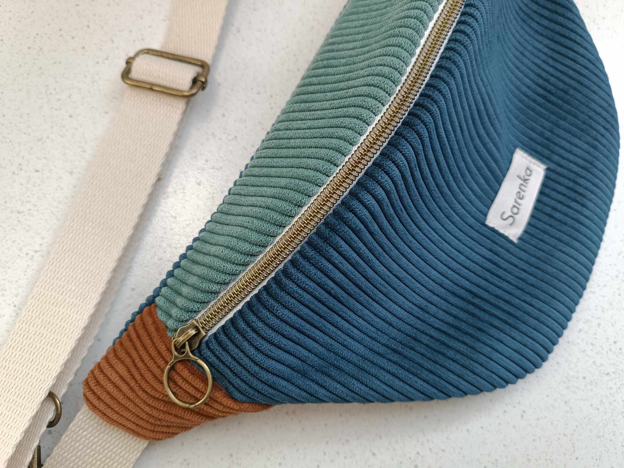 Sac Banane - Trio de couleurs - Bleu