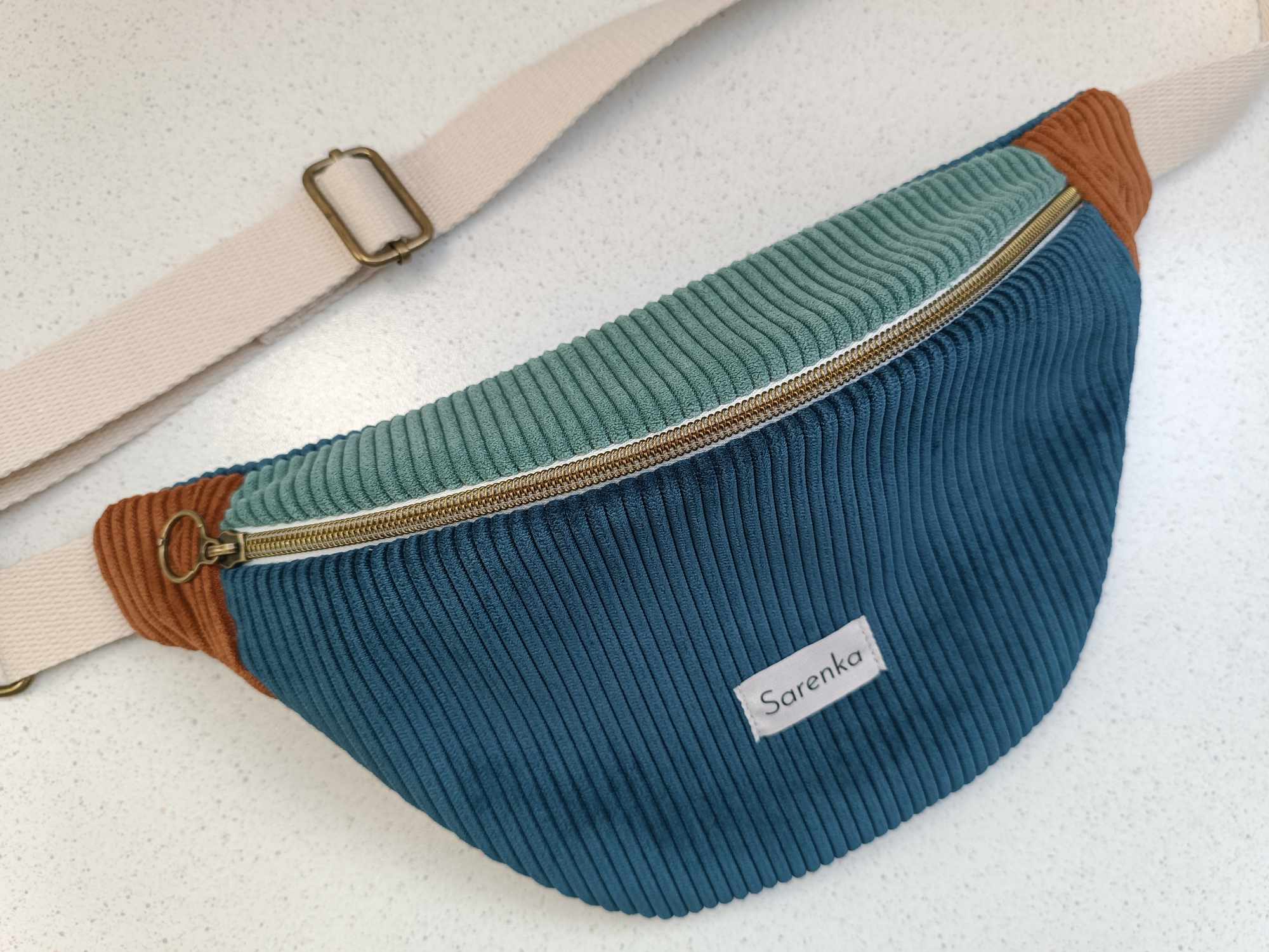 Sac Banane - Trio de couleurs - Bleu