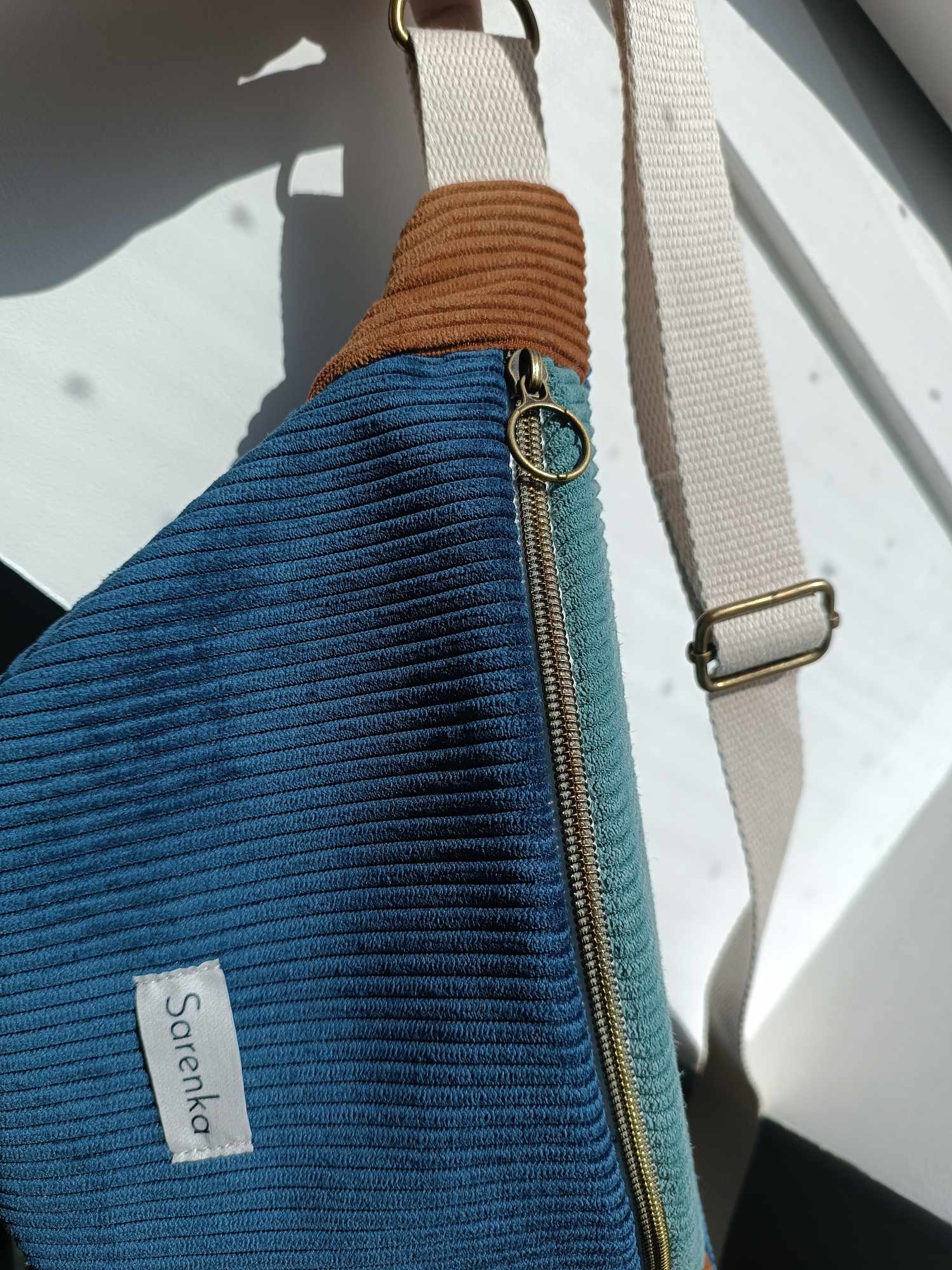 Sac Banane - Trio de couleurs - Bleu