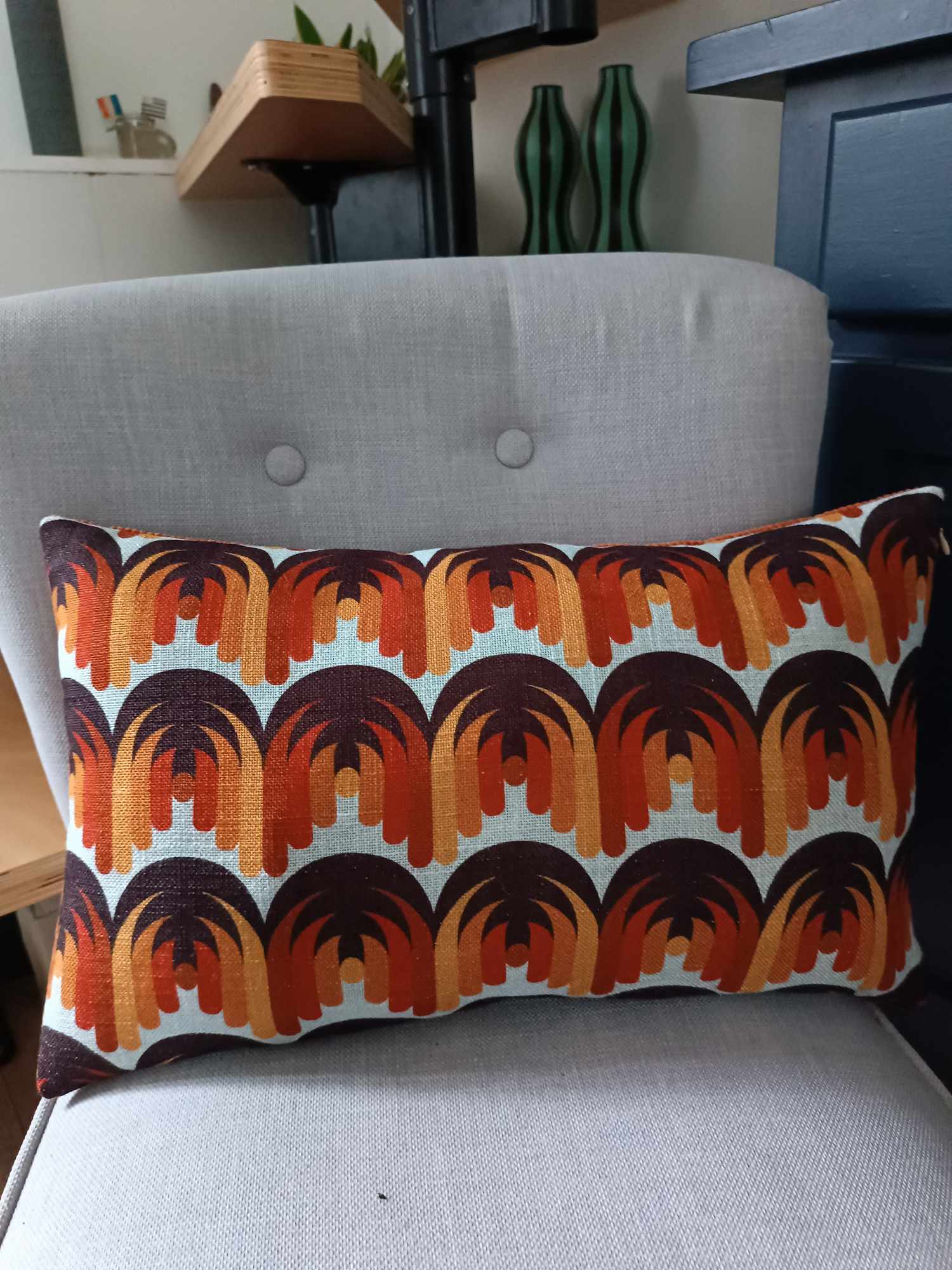 Housse de coussin - retour vers les 70s