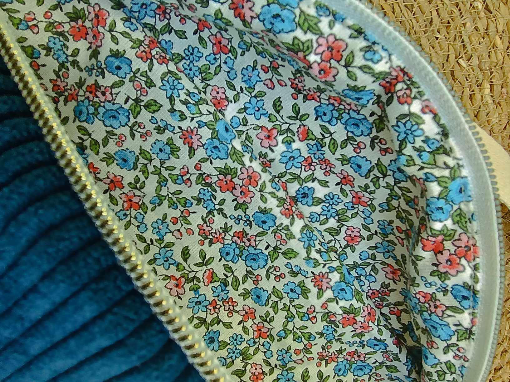 Sac Banane - Velours - Les unies - Navy Léonie